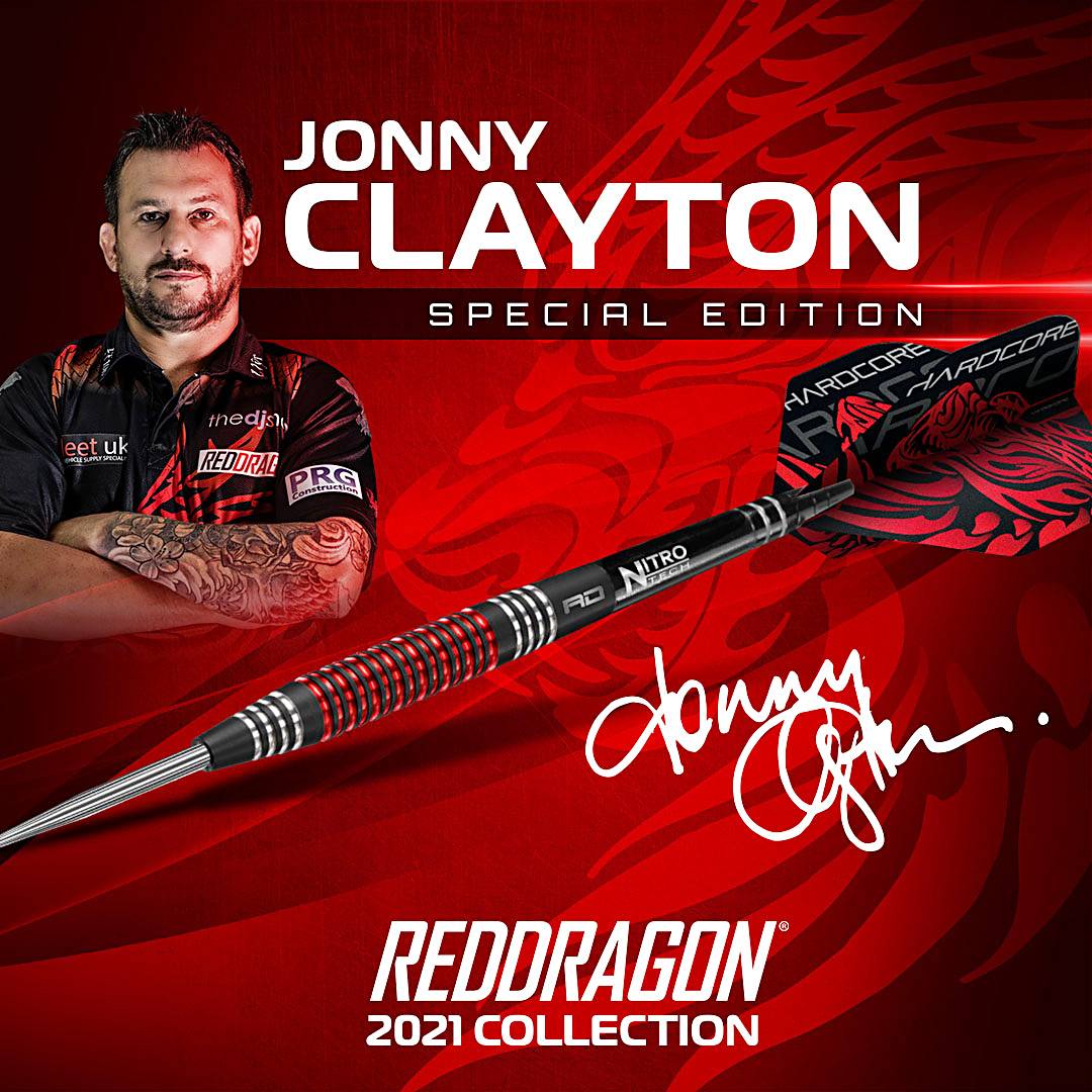 Red Dragon - Jonny Clayton Black SE - Steeldart