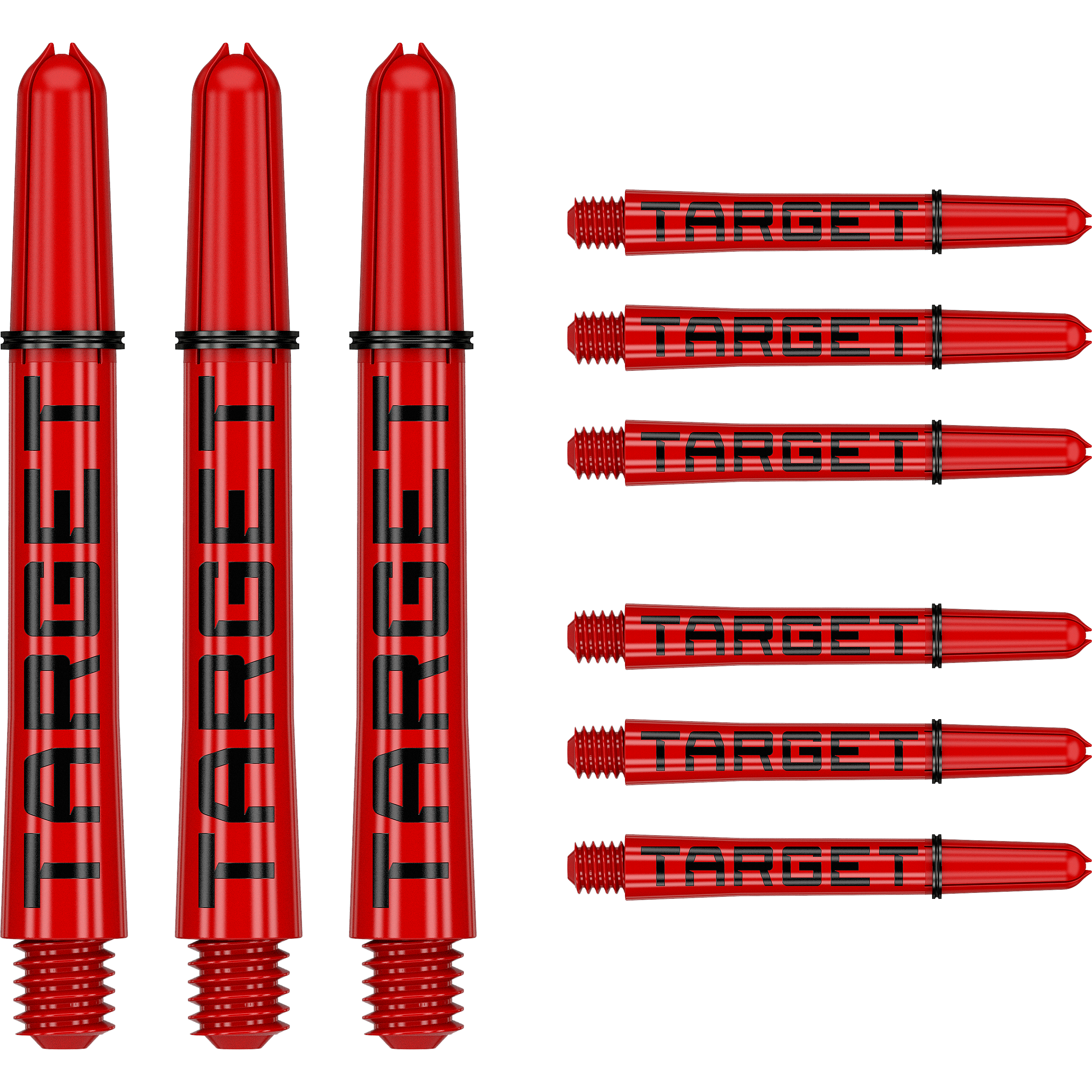 Target - Pro Grip Tag Shaft 3er Set - Rot