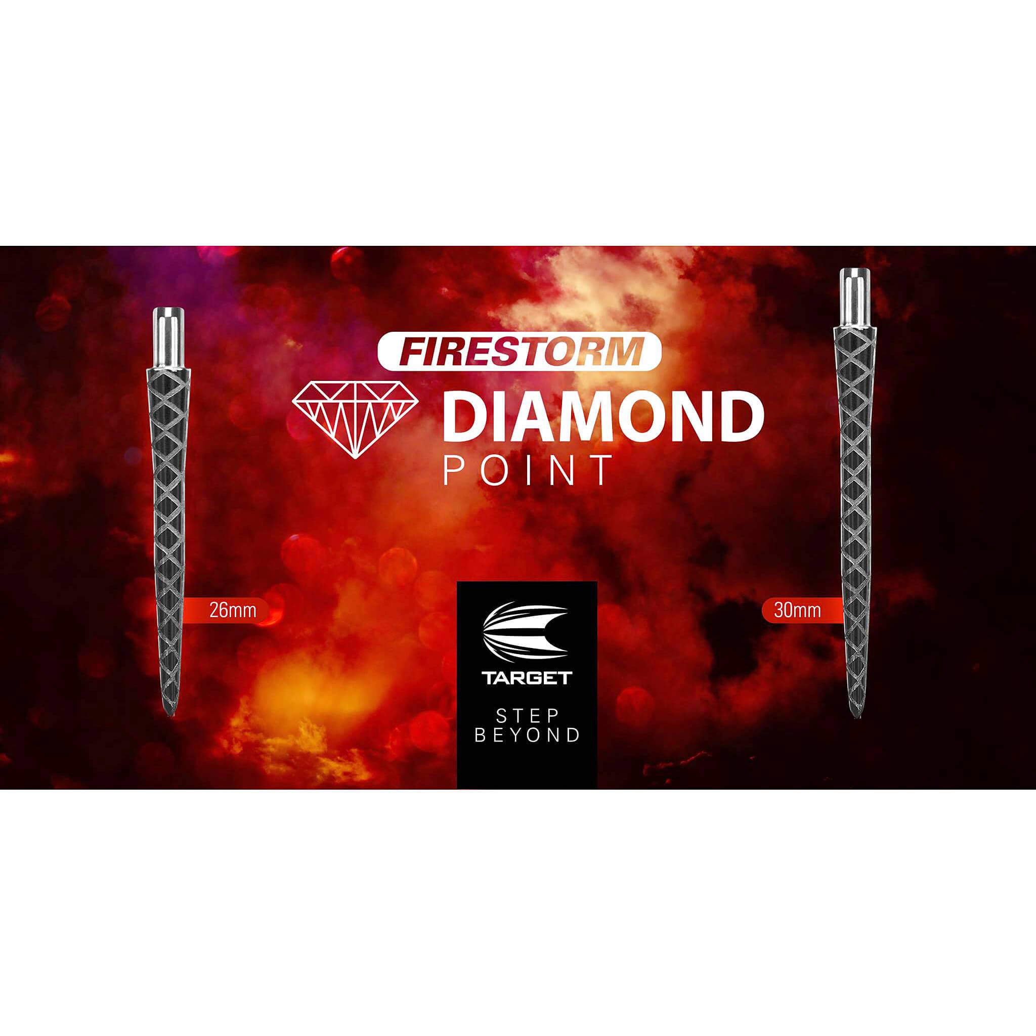 Target - Firestorm Point Diamond - Schwarz