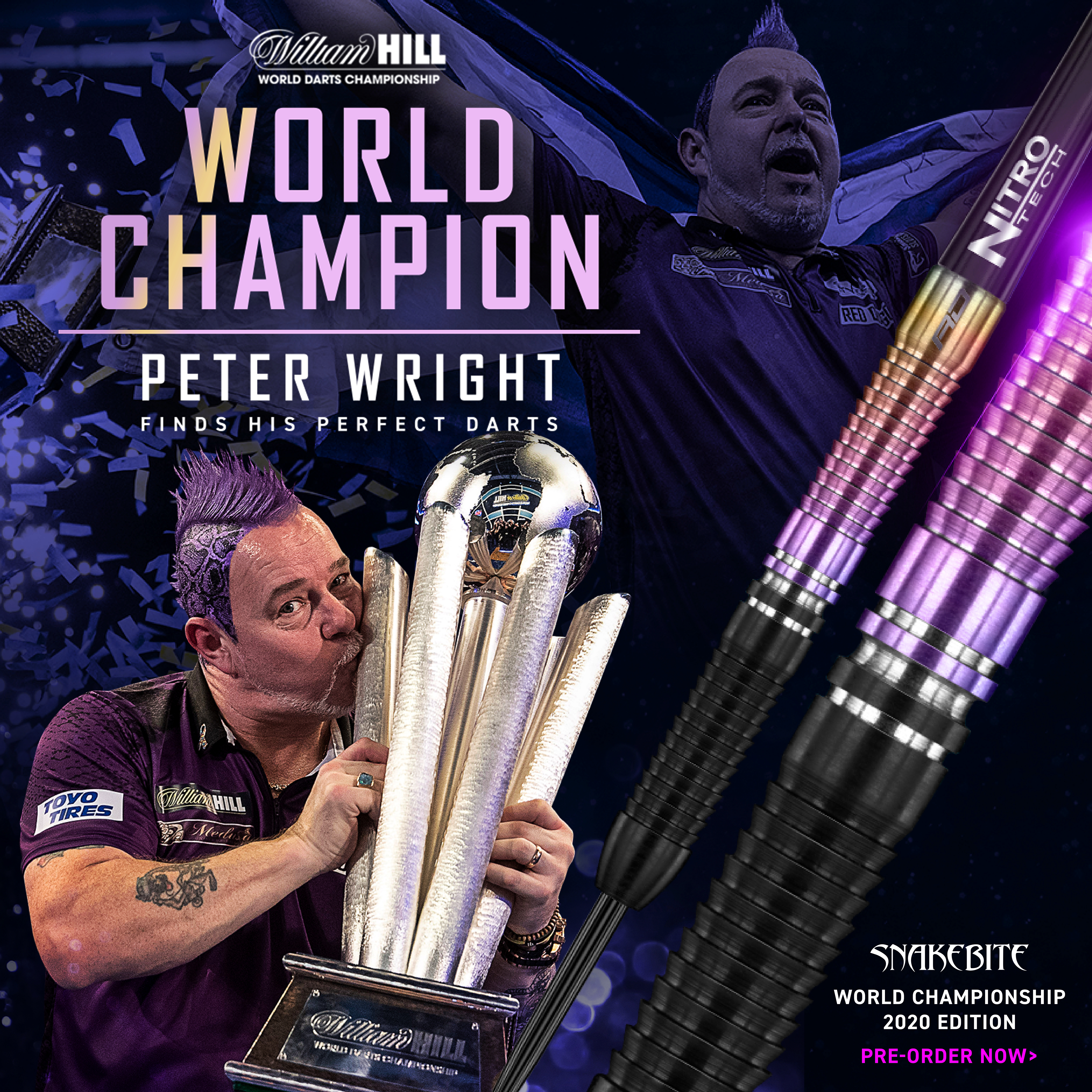 Red Dragon - Peter Wright World Champion 2020 - Steeldart