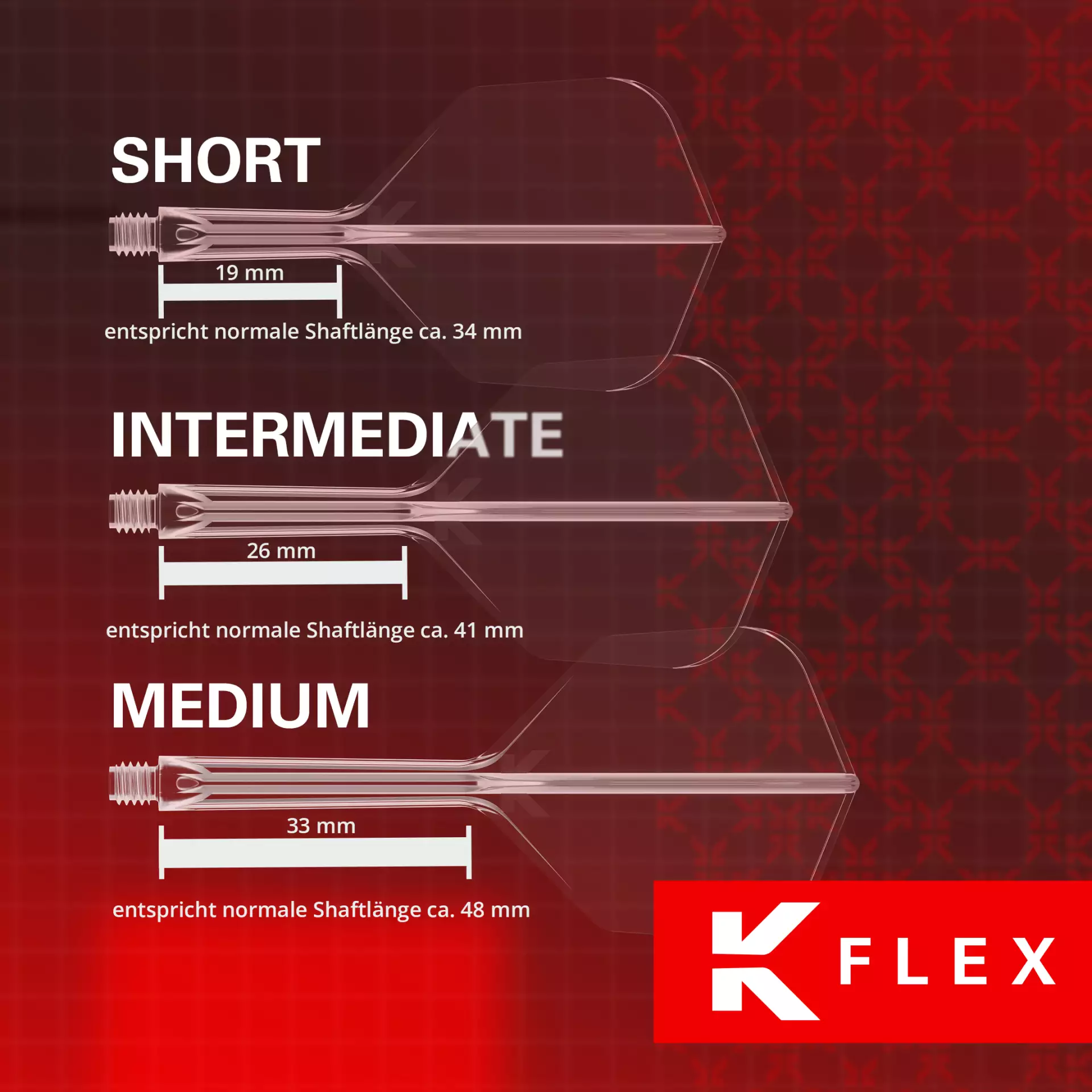 Target K-Flex Flightsystem Rot Shape günstig