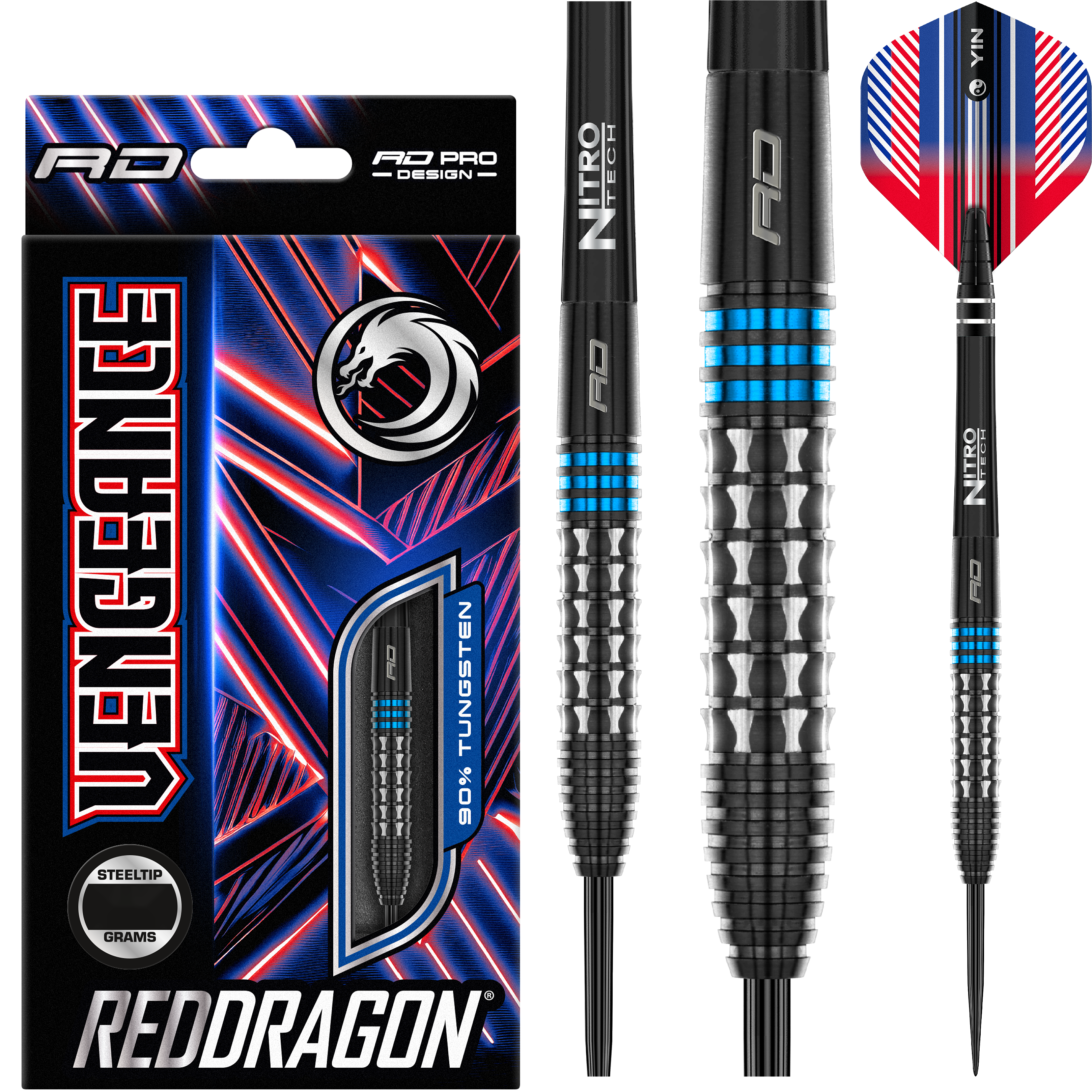 Red Dragon - Vengeance Blue - Steeldart