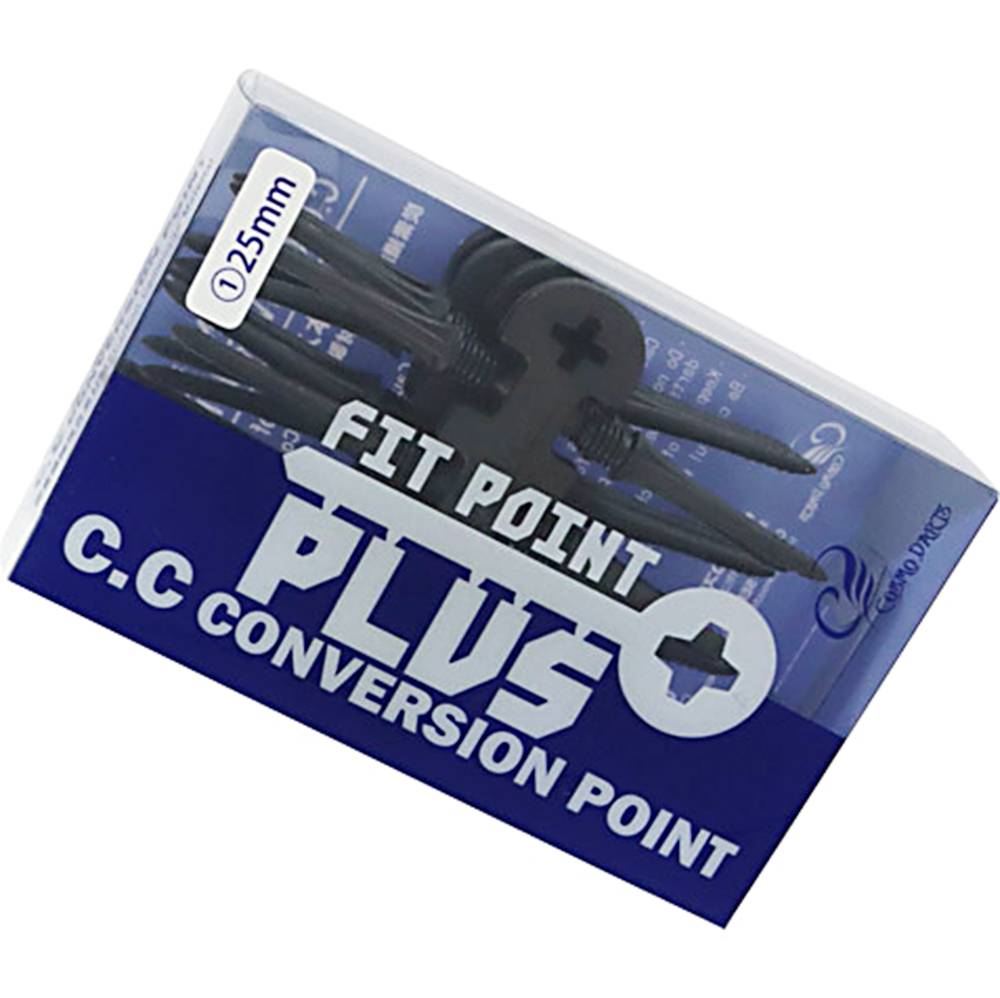 Cosmo Darts - Fit Point Plus Carbon Conversion Points - 30er Pack
