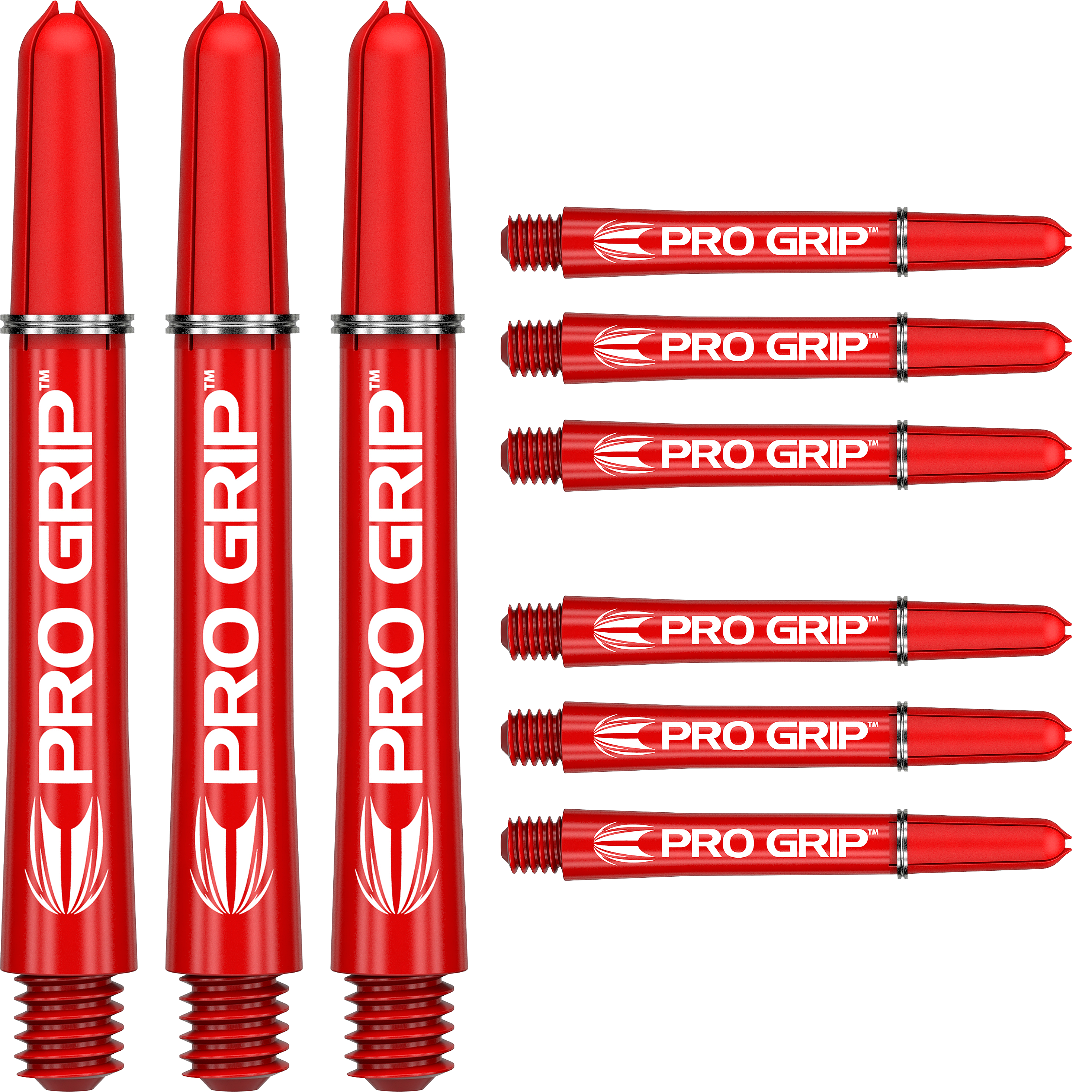 Target - Pro Grip Shaft 3er Set - Rot