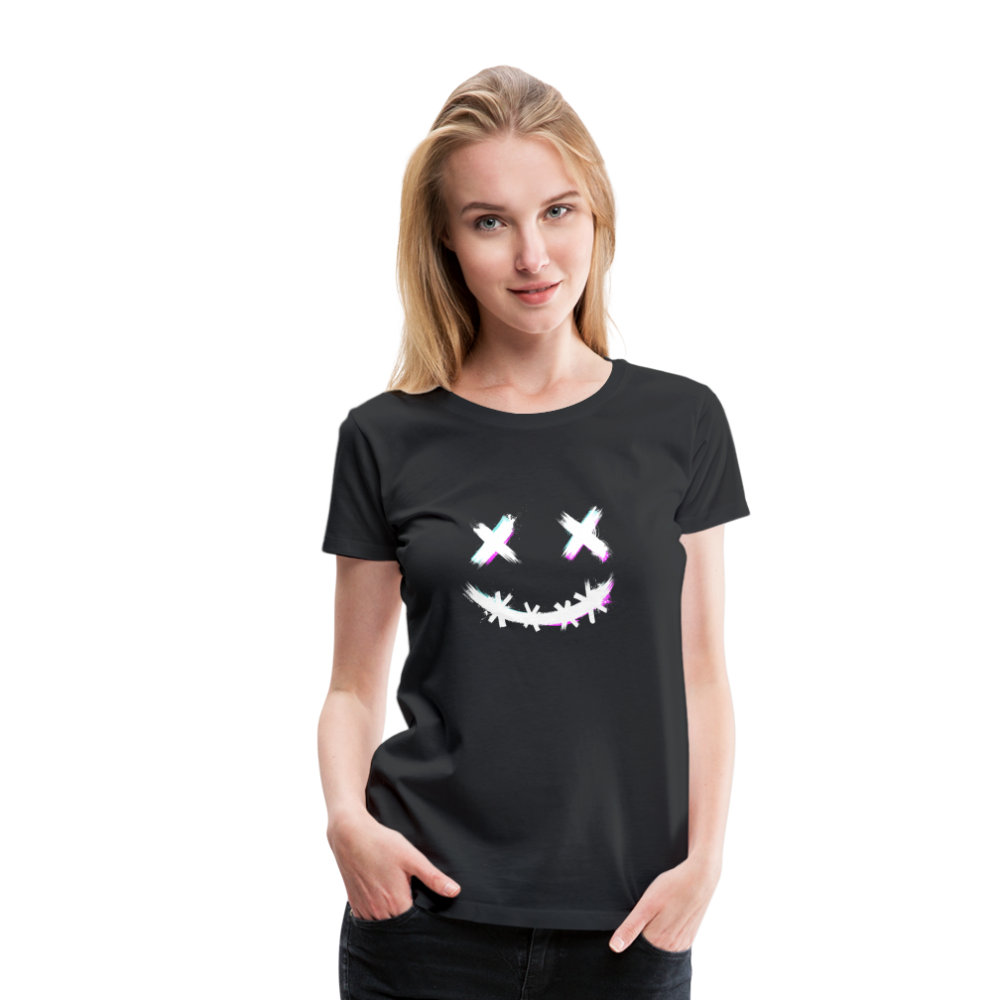 DartSturm.de - Damen T-Shirt Dark - Scary Smile