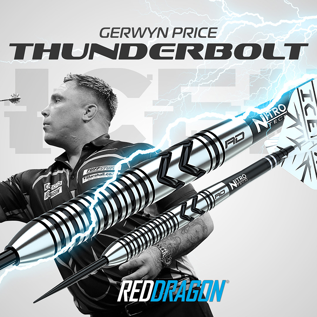 Red Dragon - Gerwyn Price Thunderbolt - Steeldart