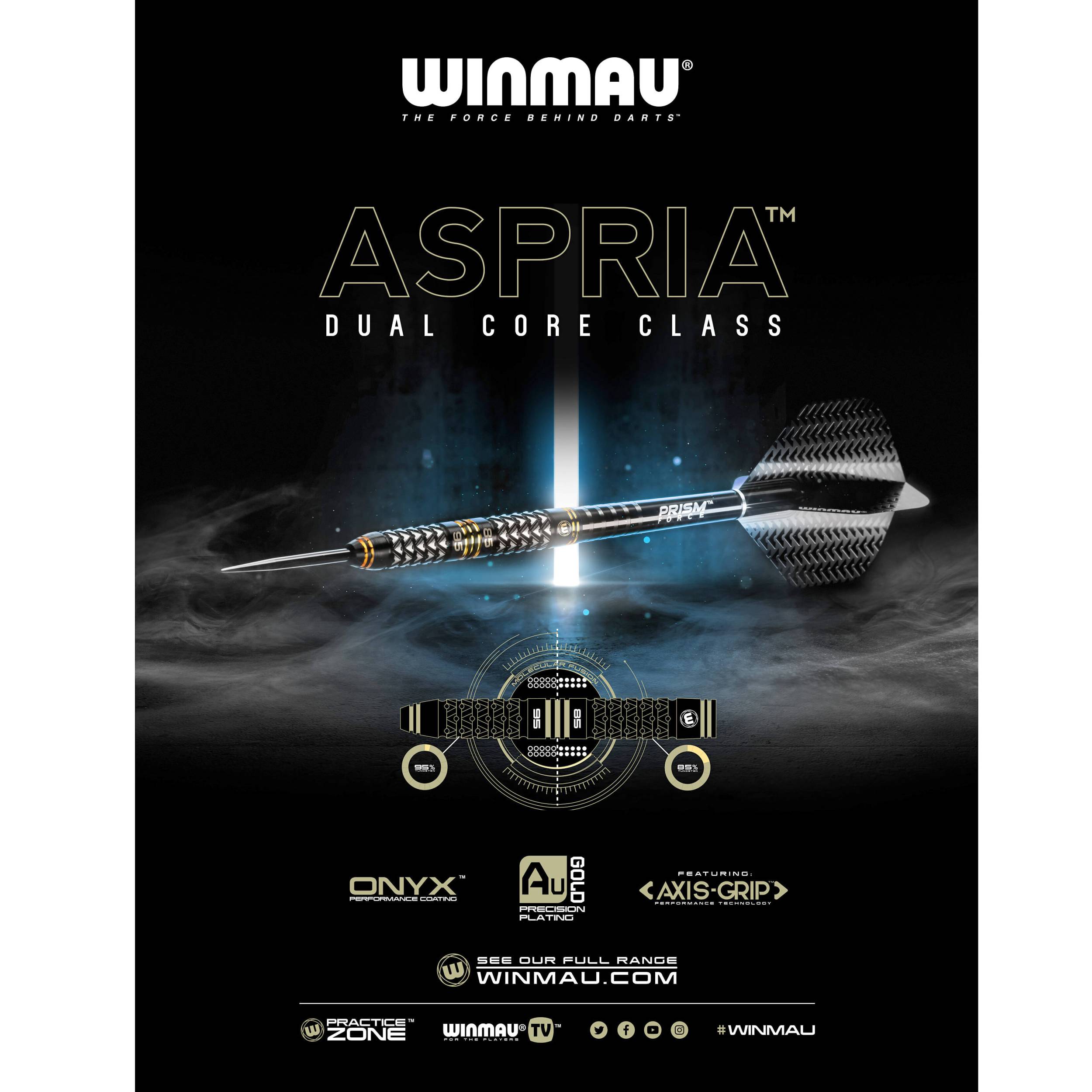 Winmau - Aspria - Typ A - Steeldart