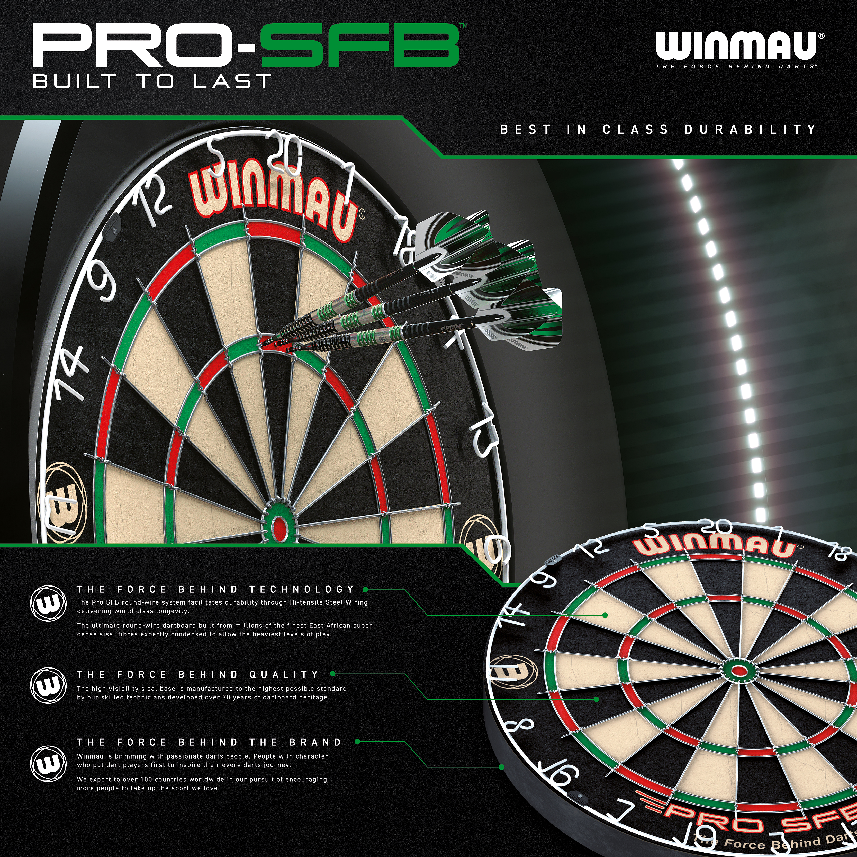 Winmau - Pro SFB Dartboard